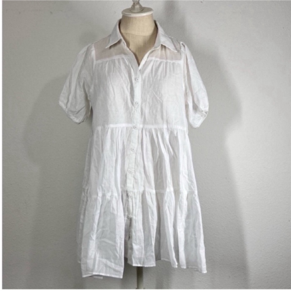 HYFVE Classic White Short Sleeve Dress